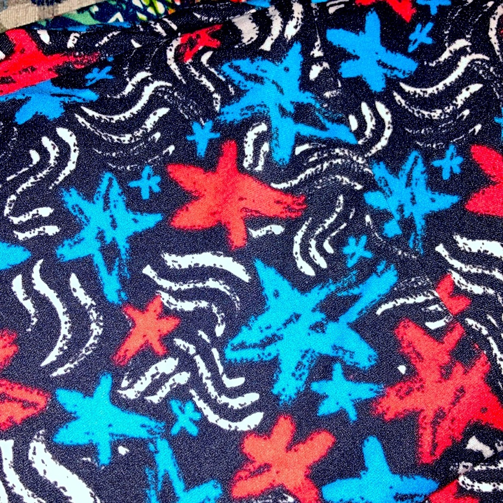 LulaRoe Patriotic Print Leggings